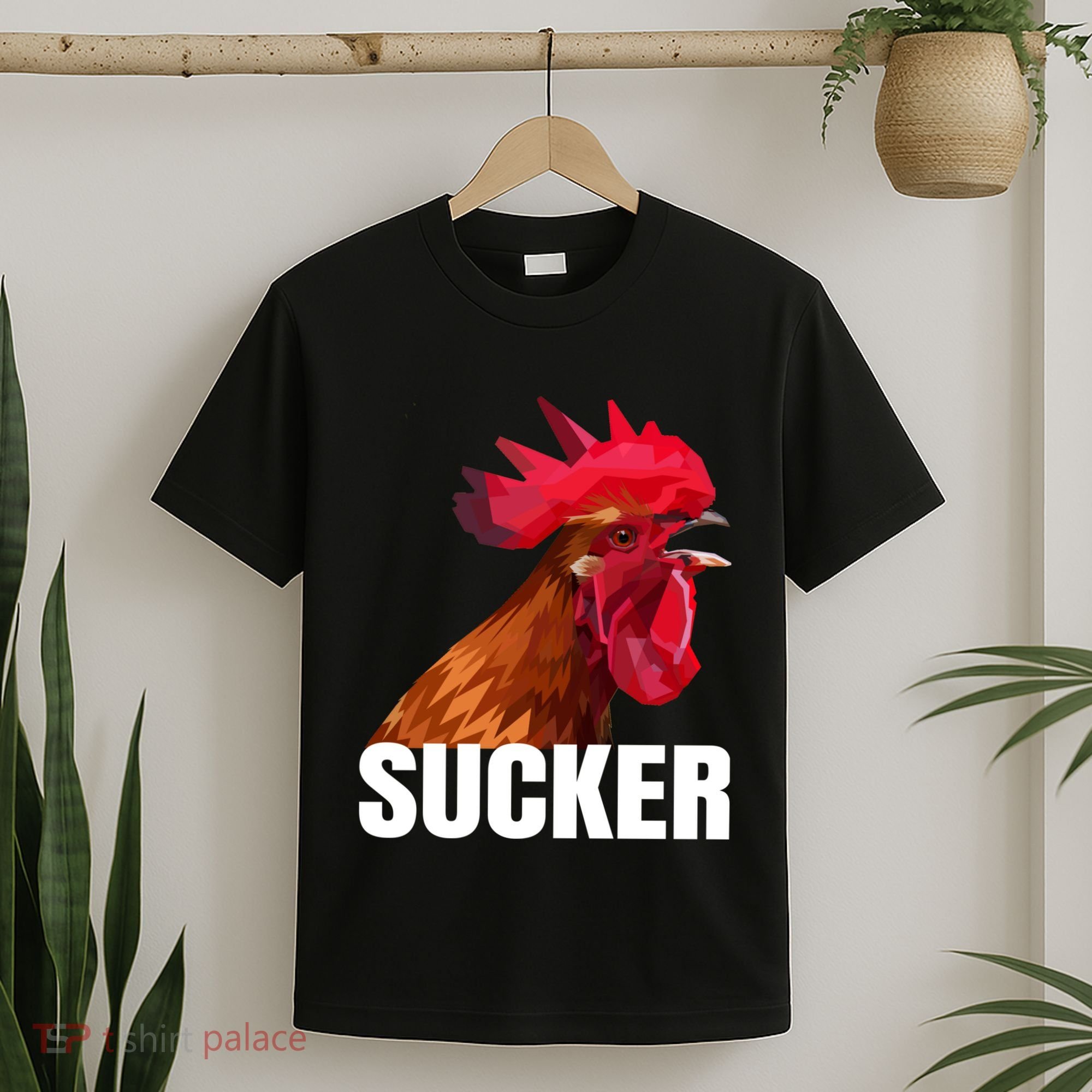 Cock Sucker Funny Rooster Joke T-Shirt