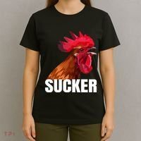 Cock Sucker Funny Rooster Joke T-Shirt thumb 4