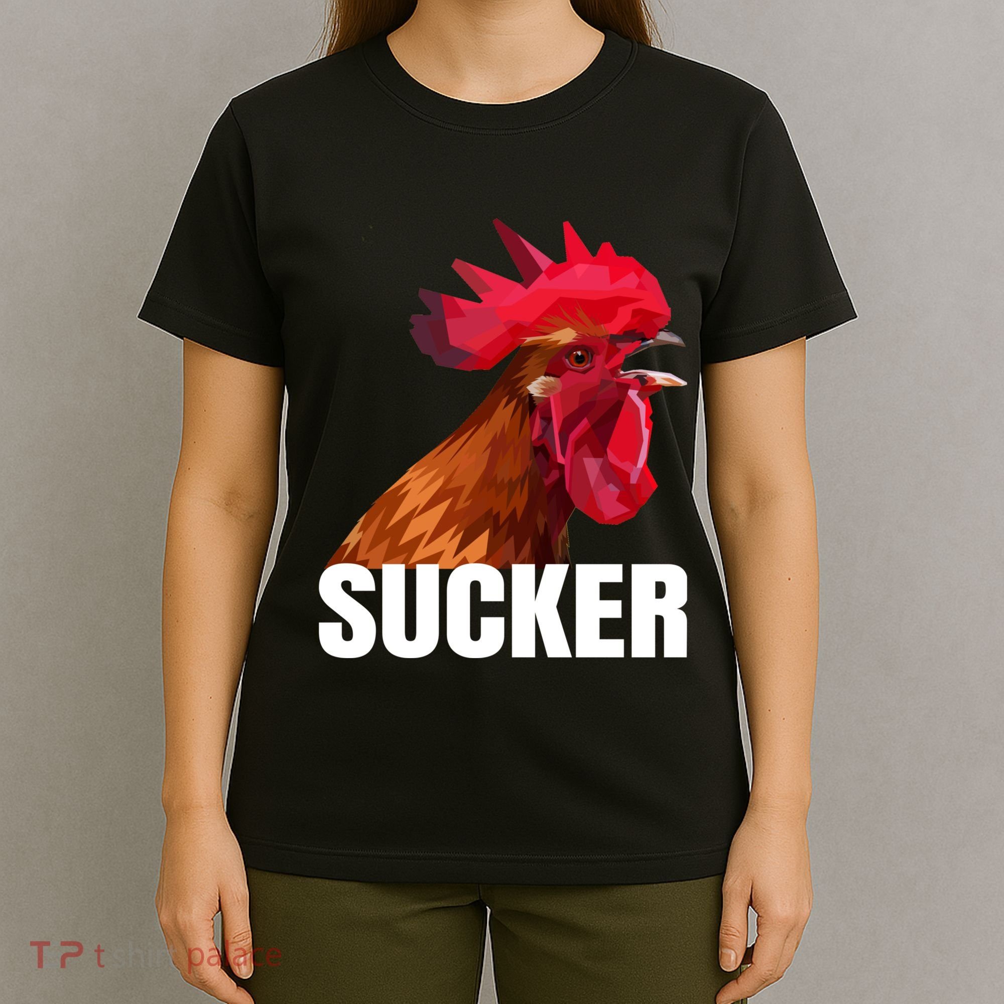 Cock Sucker Funny Rooster Joke T-Shirt