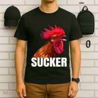 Cock Sucker Funny Rooster Joke T-Shirt thumb 6