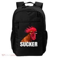 Cock Sucker Funny Rooster Joke Backpack thumb 0