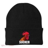 Cock Sucker Funny Rooster Joke Beanie thumb 0