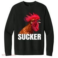 Cock Sucker Funny Rooster Joke V.I.T. Fleece Crew Sweatshirt thumb 0
