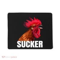 Cock Sucker Funny Rooster Joke Mousepad thumb 0