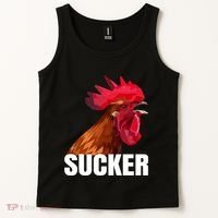 Cock Sucker Funny Rooster Joke Tank Top thumb 2
