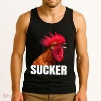 Cock Sucker Funny Rooster Joke Tank Top thumb 3