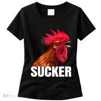 Cock Sucker Funny Rooster Joke Women's T-Shirt thumb 0