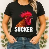 Cock Sucker Funny Rooster Joke Women's T-Shirt thumb 2