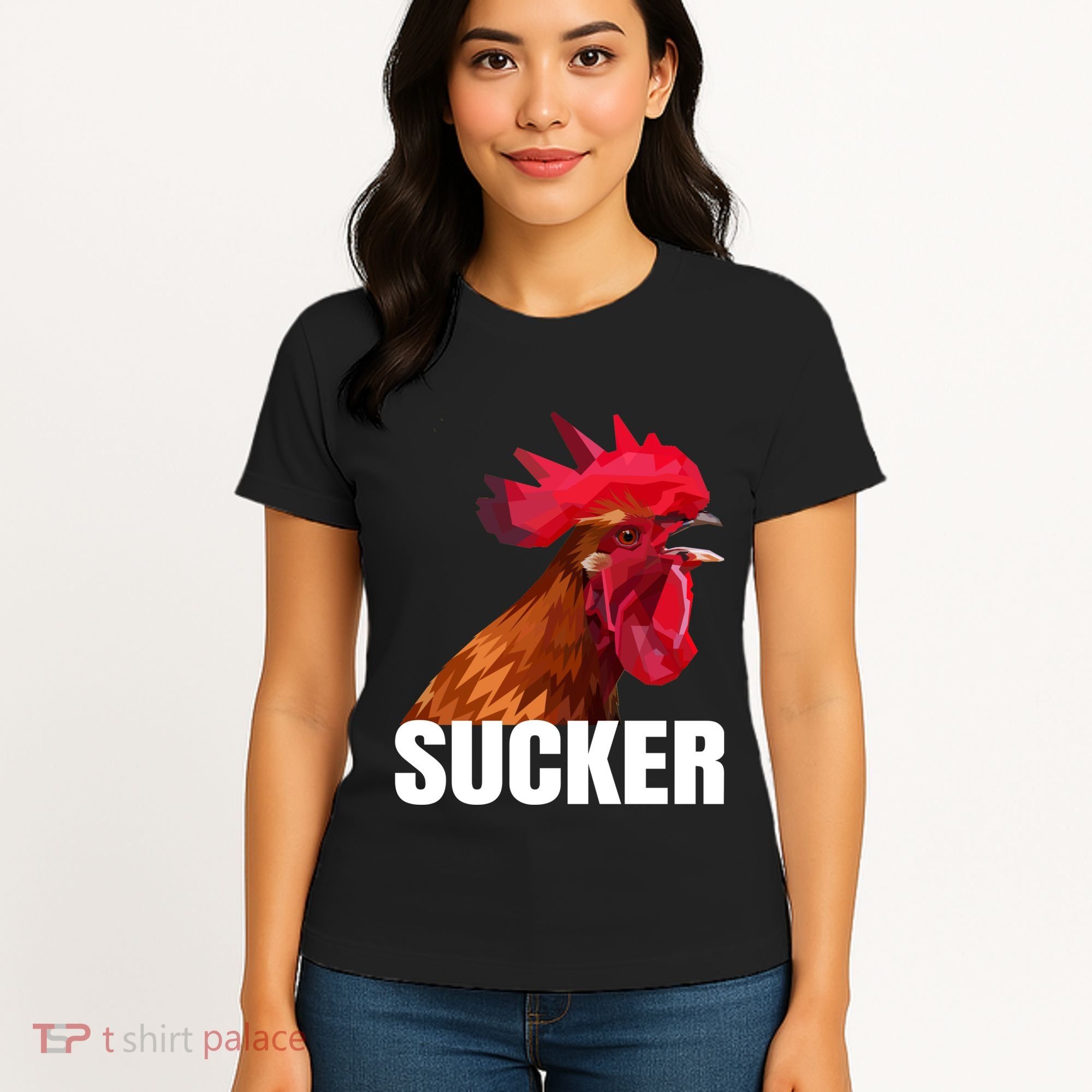 Cock Sucker Funny Rooster Joke Women's T-Shirt