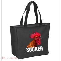 Cock Sucker Funny Rooster Joke Tote Bag thumb 2