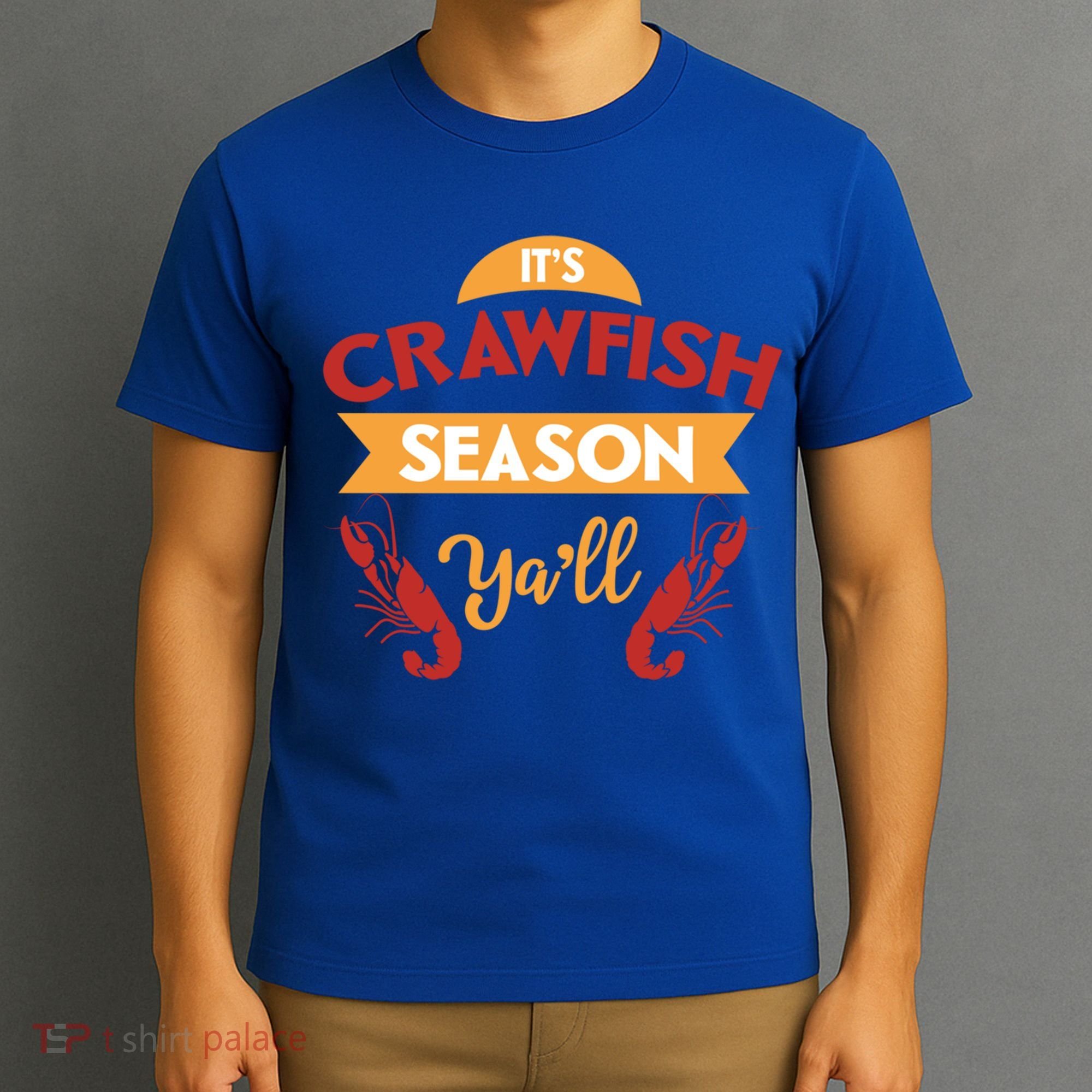 Crawfish Season Funnt Vintage Boil Party Southern Cooking Gift T-Shirt