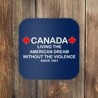 Canada Shirt From The Pentaverate Living The American Dream Coaster thumb 0