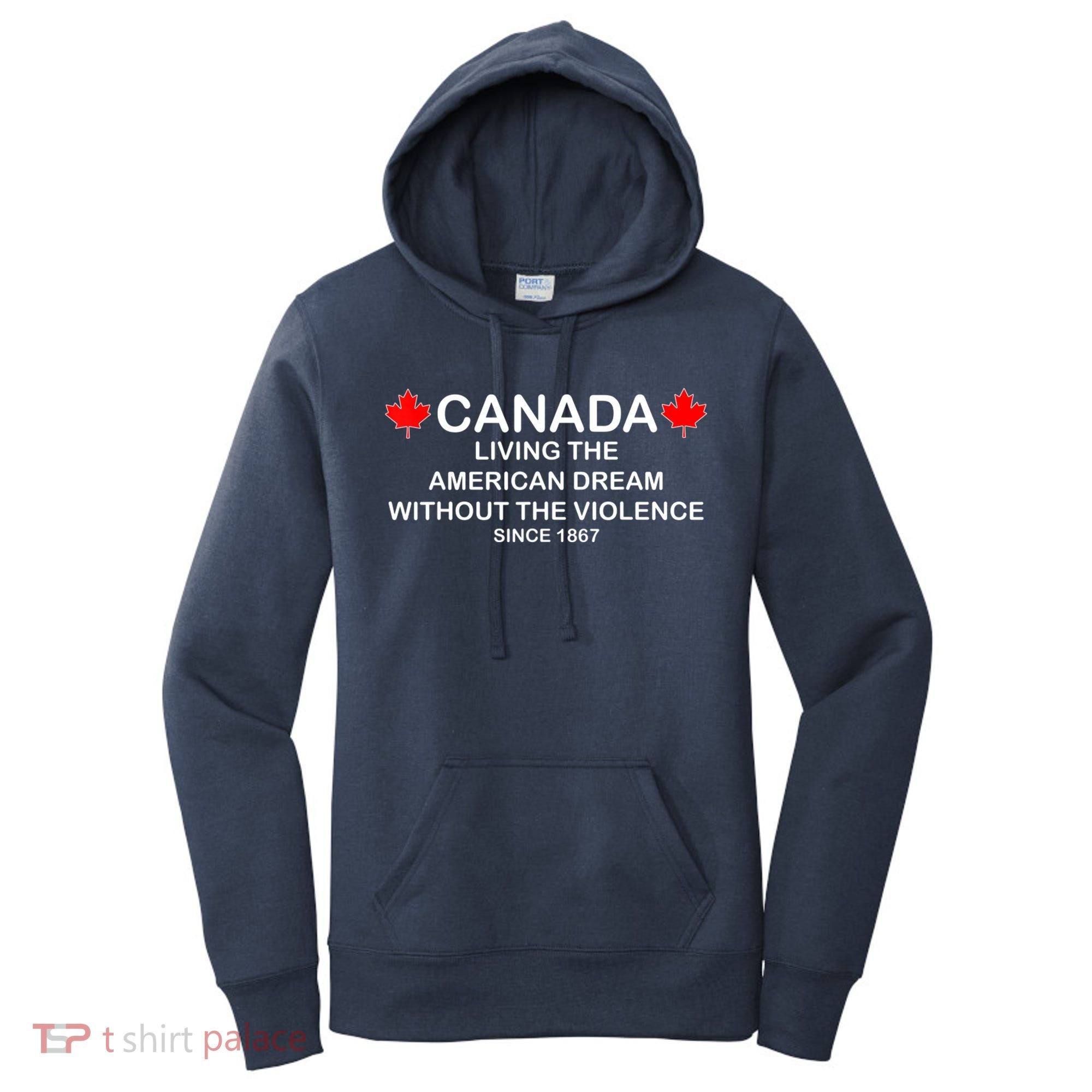 Canada Shirt From The Pentaverate Living The American Dream Women's Hoodie