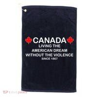 Canada Shirt From The Pentaverate Living The American Dream Golf Towel thumb 0