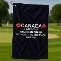 Canada Shirt From The Pentaverate Living The American Dream Golf Towel thumb 1
