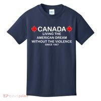 Canada Shirt From The Pentaverate Living The American Dream Kids T-Shirt thumb 0