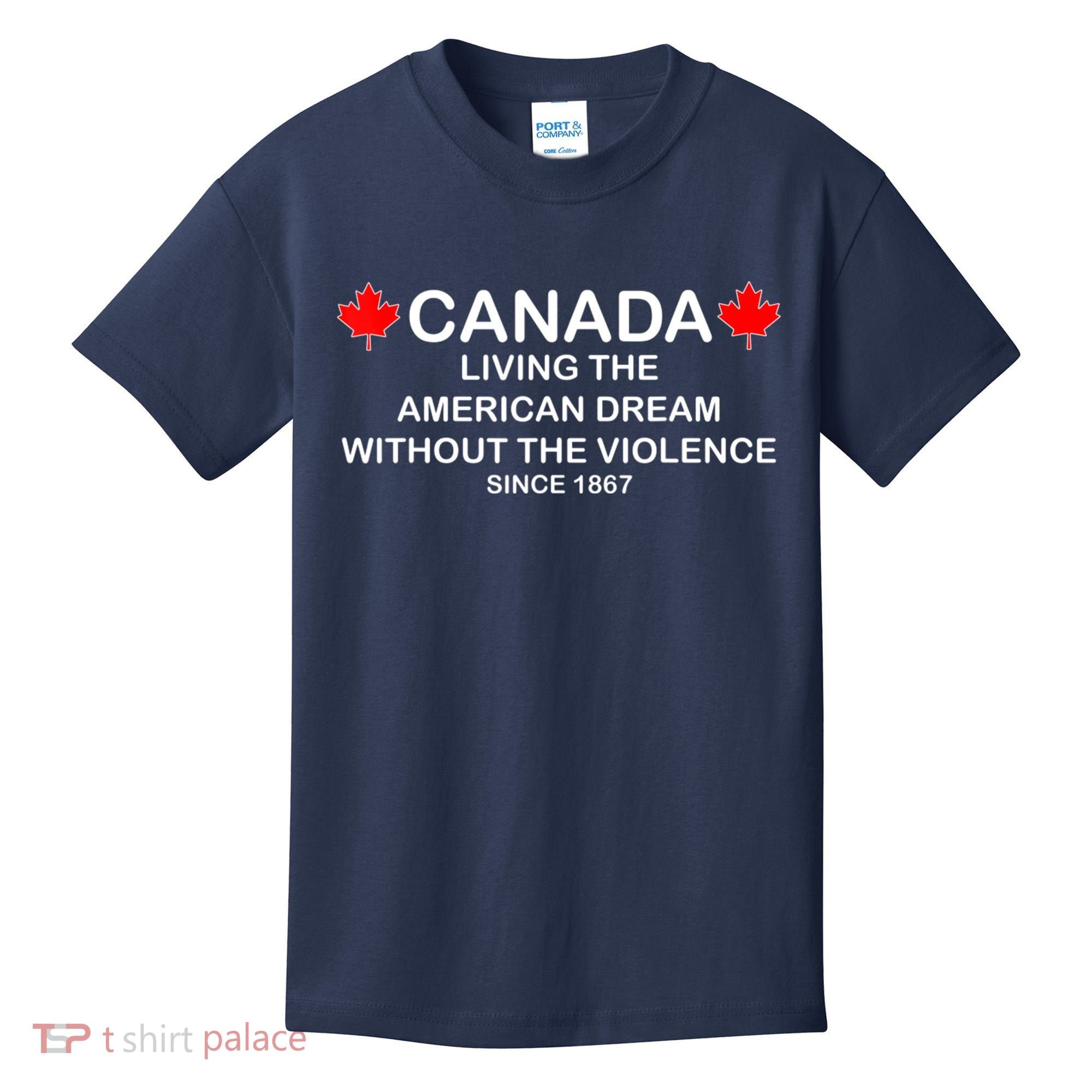 Canada Shirt From The Pentaverate Living The American Dream Kids T-Shirt