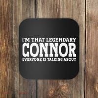 Connor Surname Funny Team Family Last Name Connor Coaster thumb 0