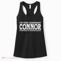 Connor Surname Funny Team Family Last Name Connor Women's Tank Top thumb 0