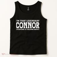 Connor Surname Funny Team Family Last Name Connor Tank Top thumb 2