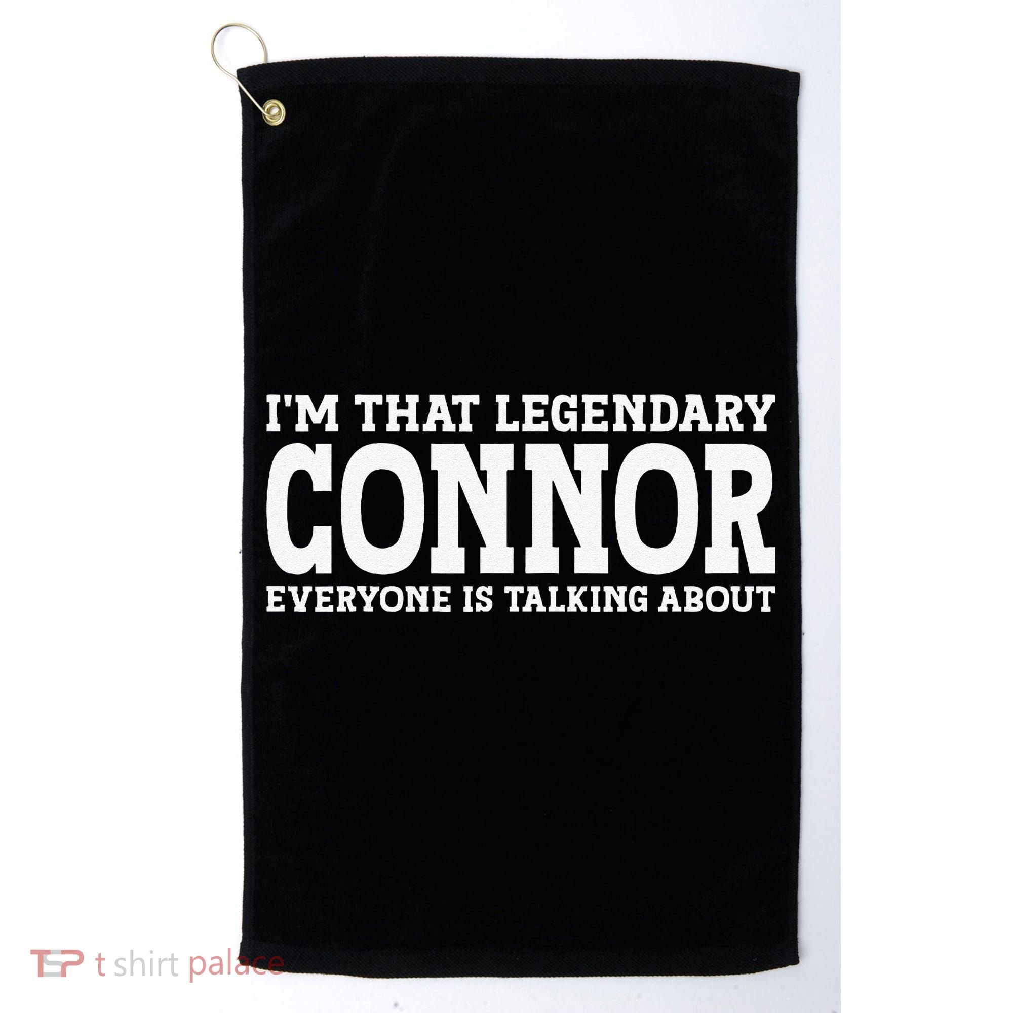 Connor Surname Funny Team Family Last Name Connor Golf Towel