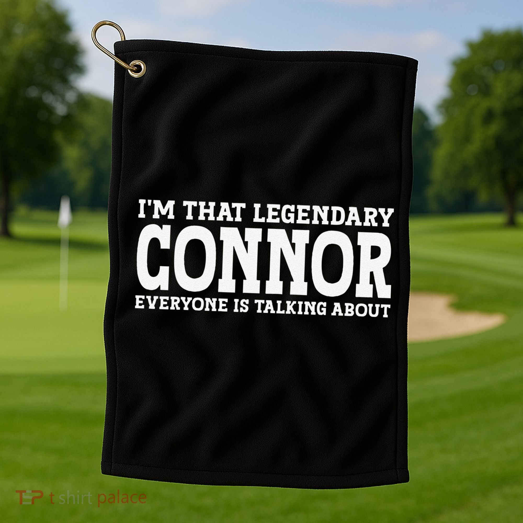 Connor Surname Funny Team Family Last Name Connor Golf Towel