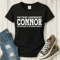 Connor Surname Funny Team Family Last Name Connor Women's T-Shirt thumb 3