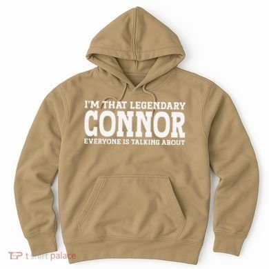 Connor Surname Funny Team Family Last Name Connor Hoodie