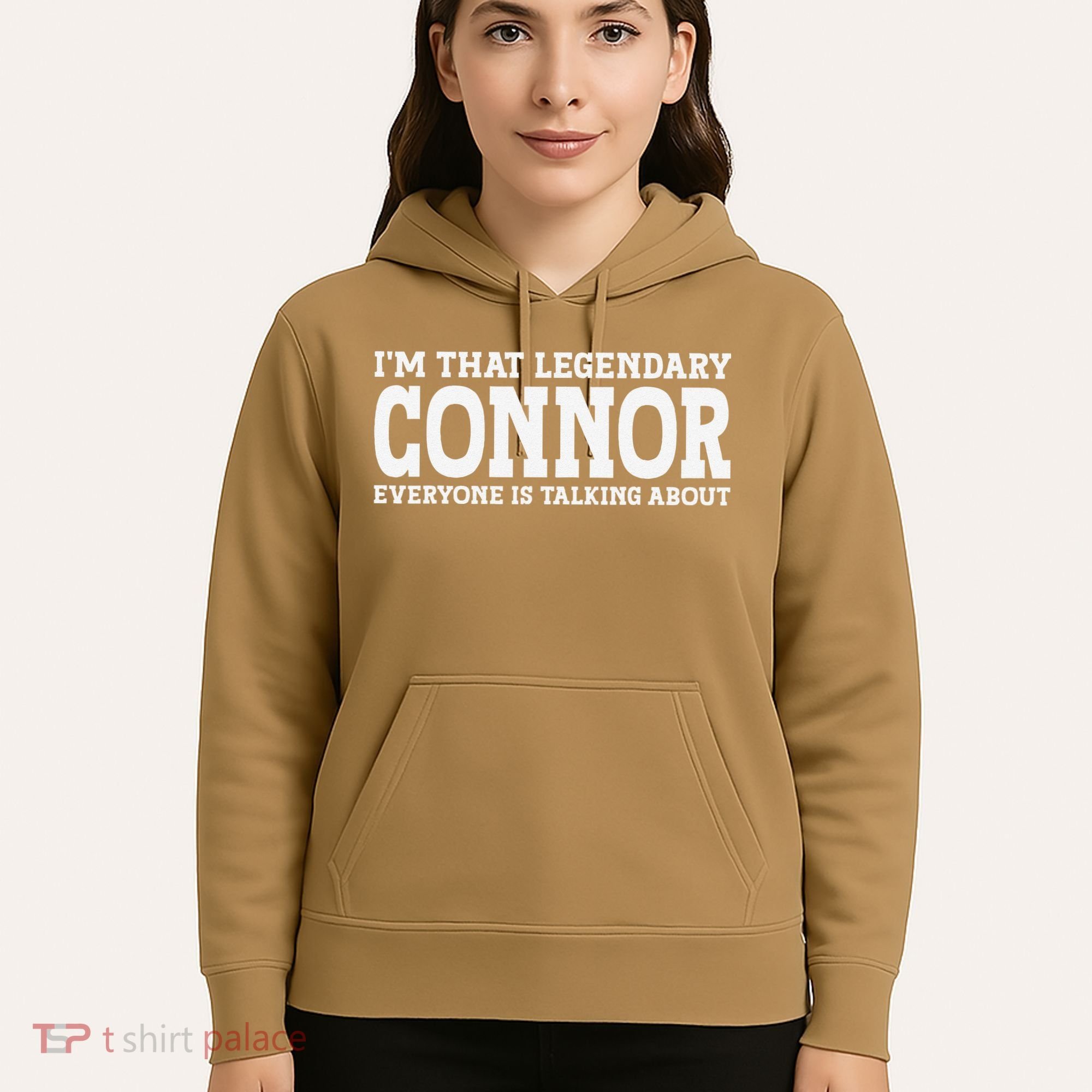Connor Surname Funny Team Family Last Name Connor Hoodie