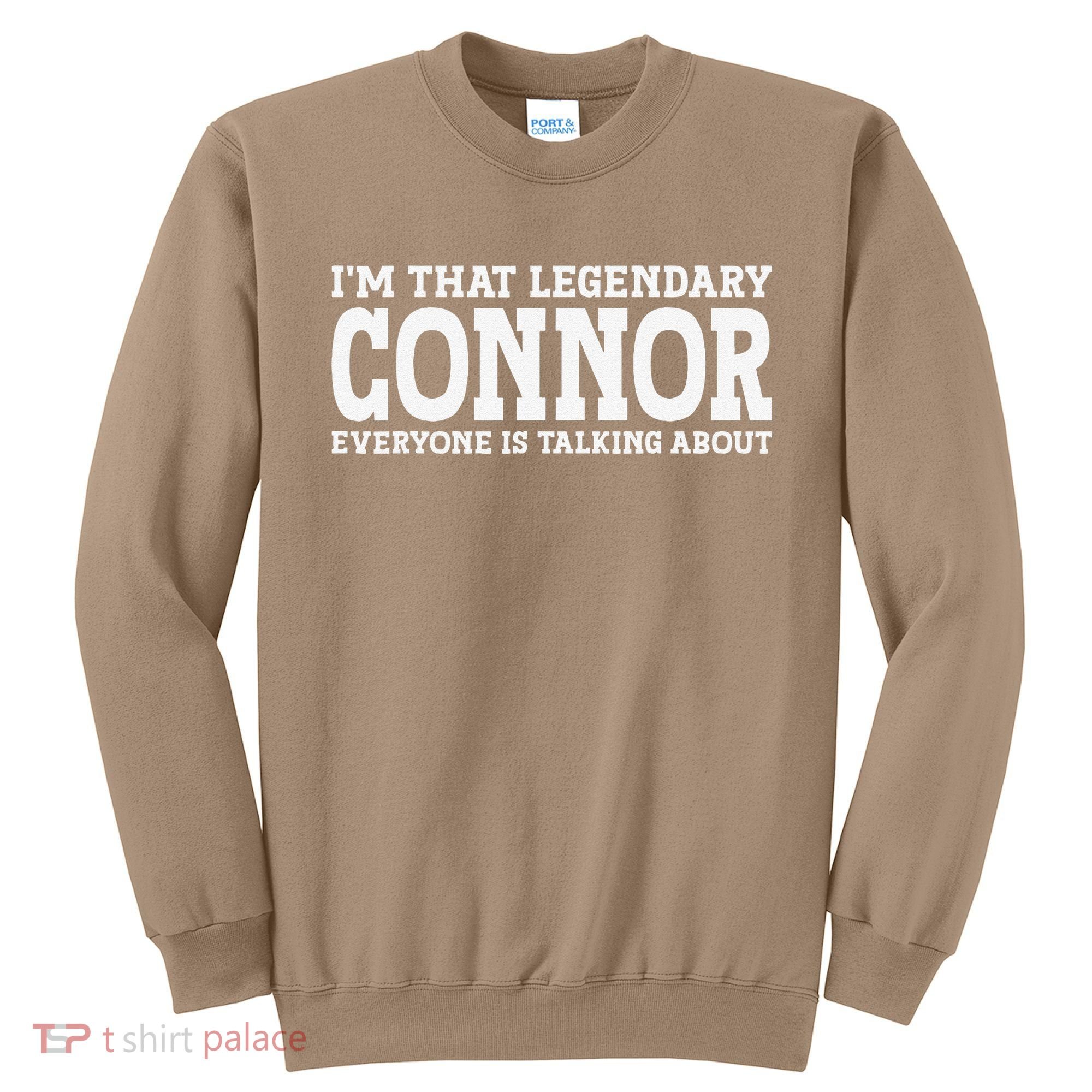 Connor Surname Funny Team Family Last Name Connor Sweatshirt