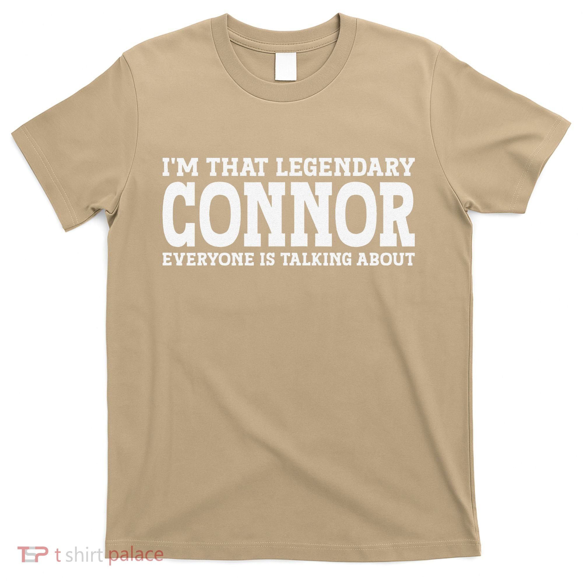 Connor Surname Funny Team Family Last Name Connor T-Shirt