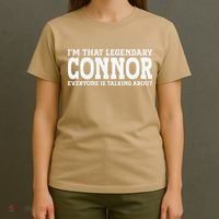 Connor Surname Funny Team Family Last Name Connor T-Shirt thumb 4