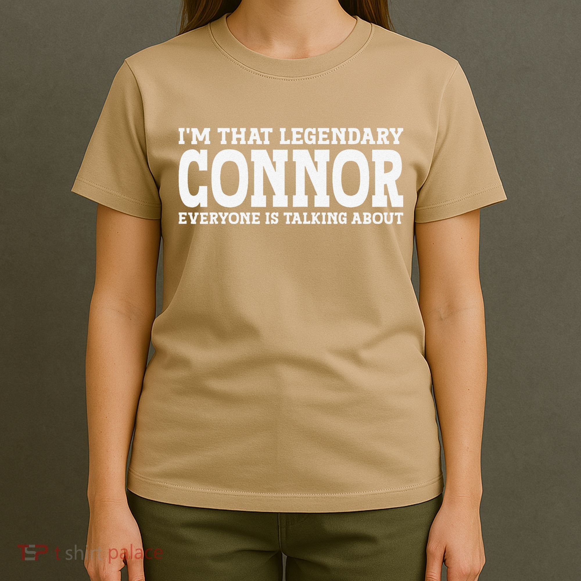 Connor Surname Funny Team Family Last Name Connor T-Shirt