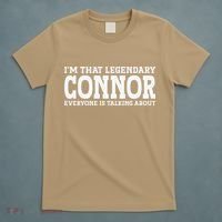 Connor Surname Funny Team Family Last Name Connor T-Shirt thumb 5