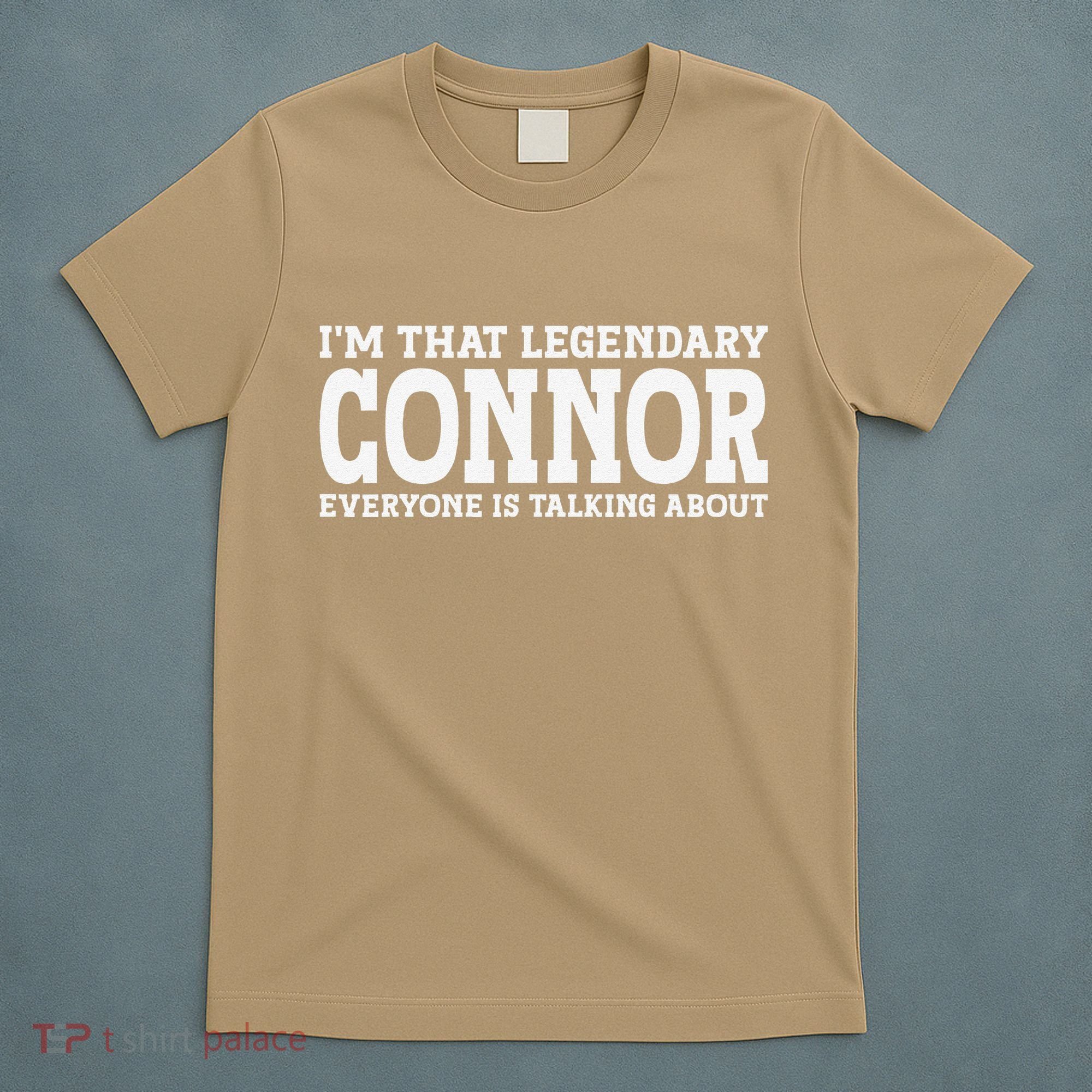Connor Surname Funny Team Family Last Name Connor T-Shirt