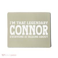 Connor Surname Funny Team Family Last Name Connor Mousepad thumb 0