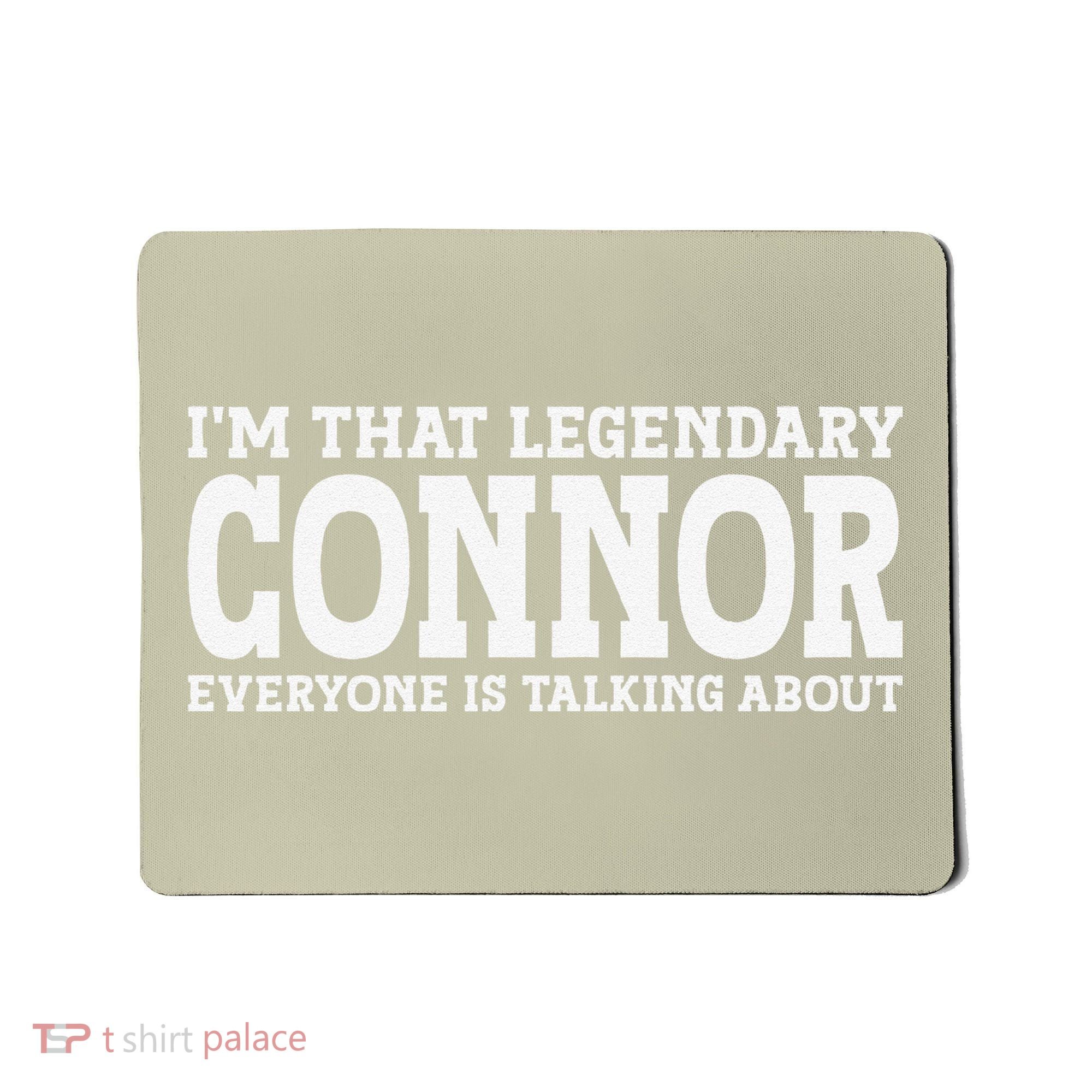 Connor Surname Funny Team Family Last Name Connor Mousepad