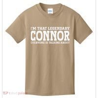Connor Surname Funny Team Family Last Name Connor Kids T-Shirt thumb 0