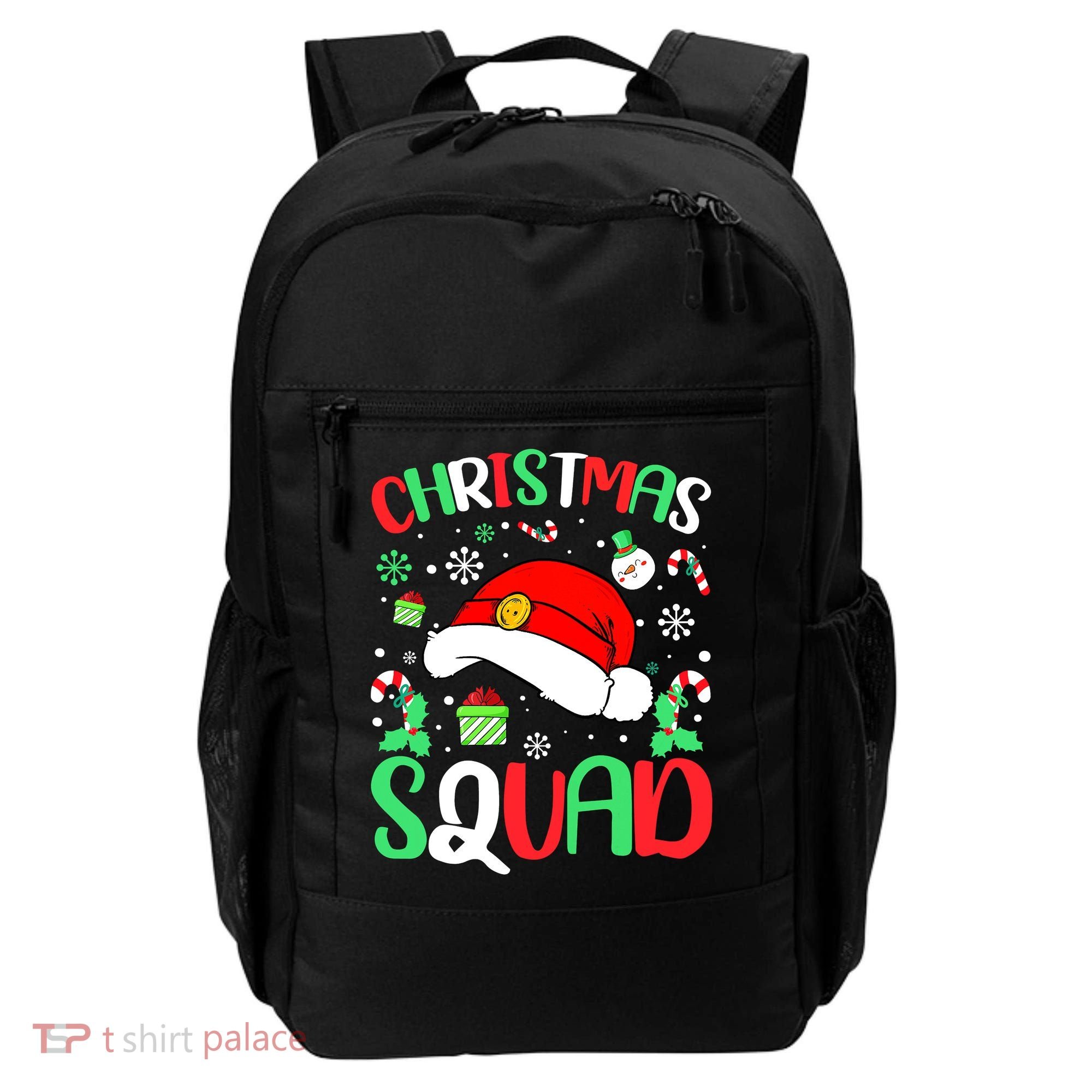 Christmas Squad Family Group Matching Christmas Pajama Party Backpack