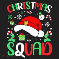 Christmas Squad Family Group Matching Christmas Pajama Party Hat thumb 2