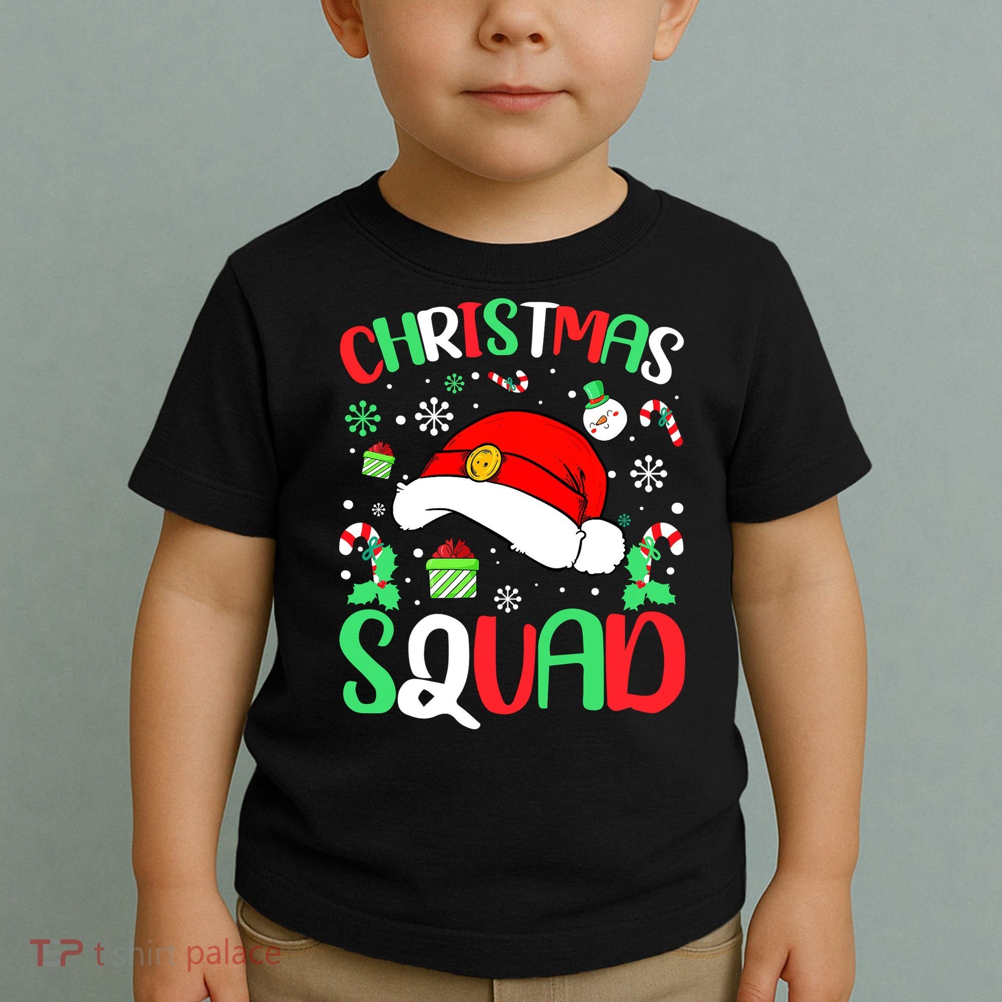 Christmas Squad Family Group Matching Christmas Pajama Party Toddler T-Shirt