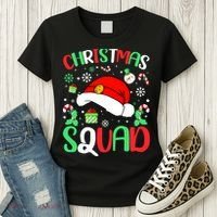 Christmas Squad Family Group Matching Christmas Pajama Party Women's T-Shirt thumb 3
