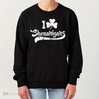 Clover Shenanigans Funny Irish Clover St Saint Patricks Day Women's Sweatshirt thumb 0