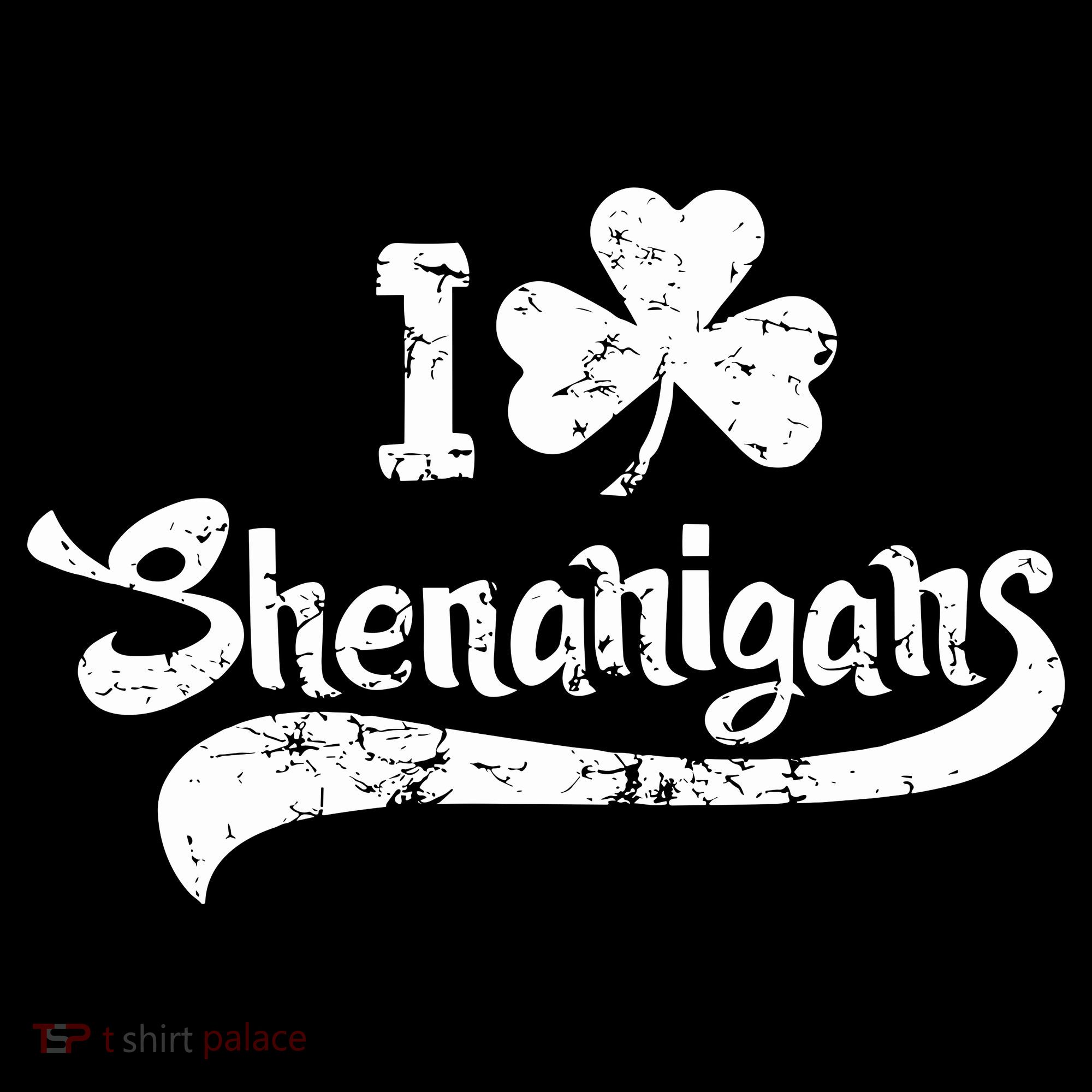 Clover Shenanigans Funny Irish Clover St Saint Patricks Day Doggie Tank