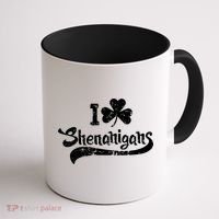 Clover Shenanigans Funny Irish Clover St Saint Patricks Day Coffee Mug thumb 1