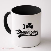 Clover Shenanigans Funny Irish Clover St Saint Patricks Day Coffee Mug thumb 0