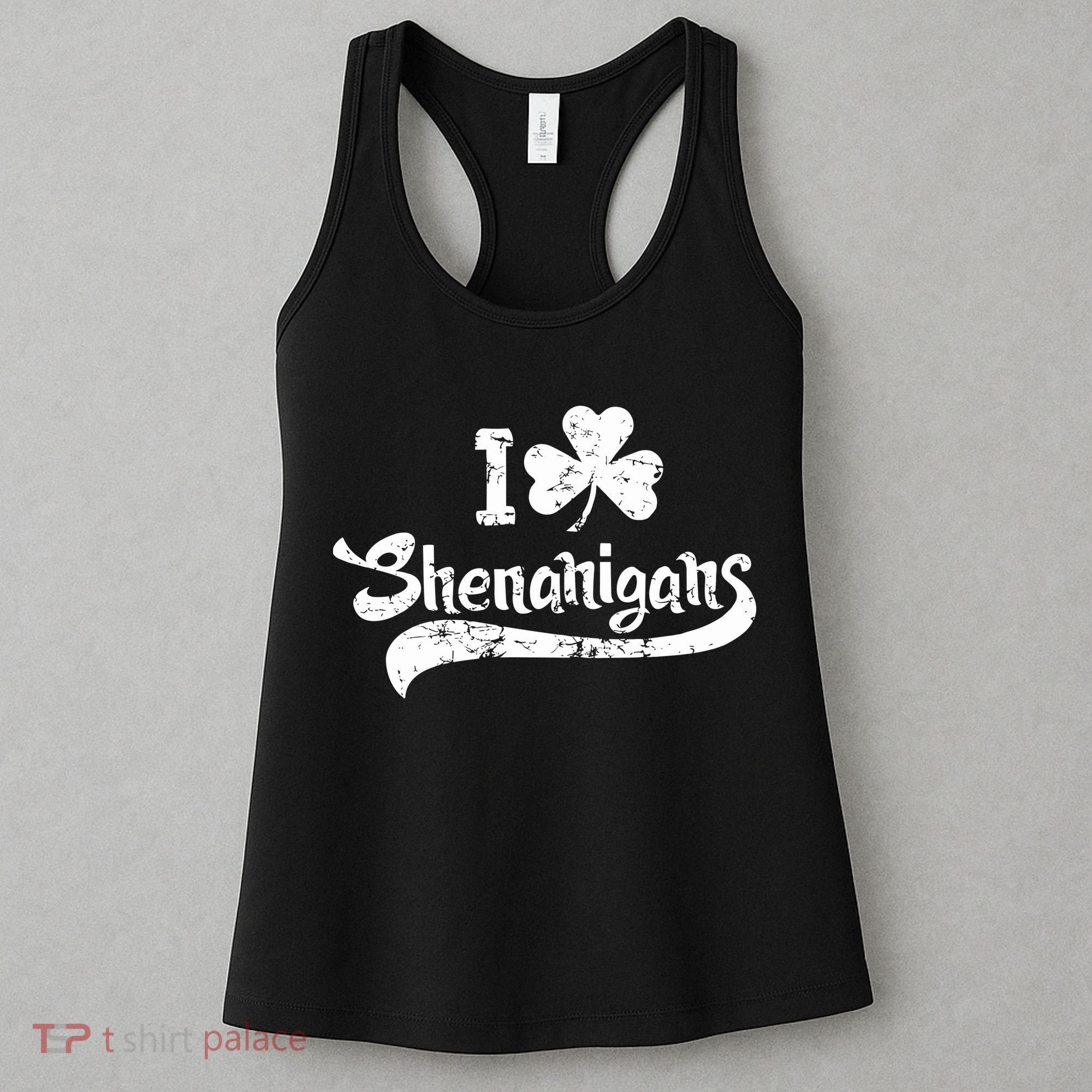 Clover Shenanigans Funny Irish Clover St Saint Patricks Day Women's Tank Top