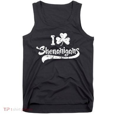 Clover Shenanigans Funny Irish Clover St Saint Patricks Day Tank Top