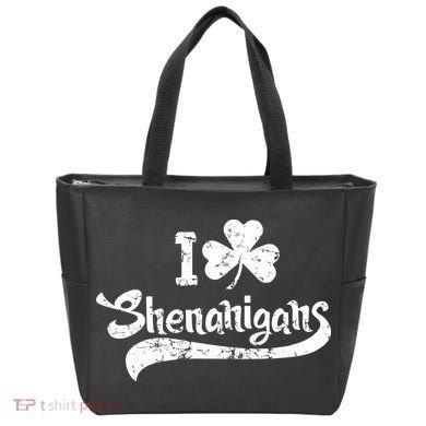 Clover Shenanigans Funny Irish Clover St Saint Patricks Day Bag