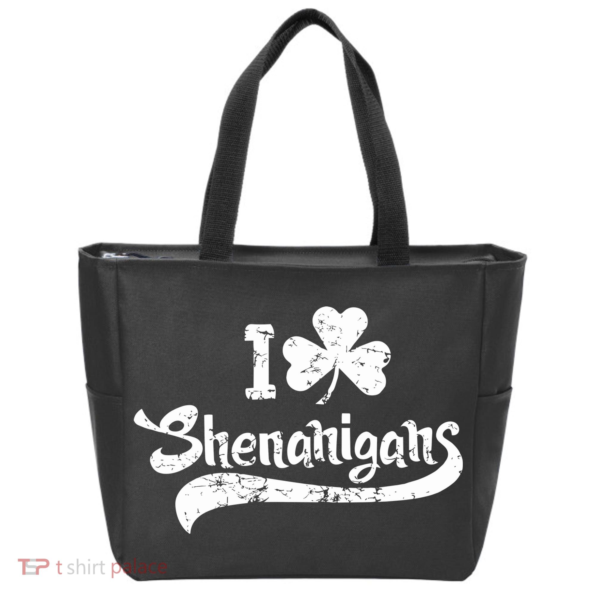 Clover Shenanigans Funny Irish Clover St Saint Patricks Day Tote Bag
